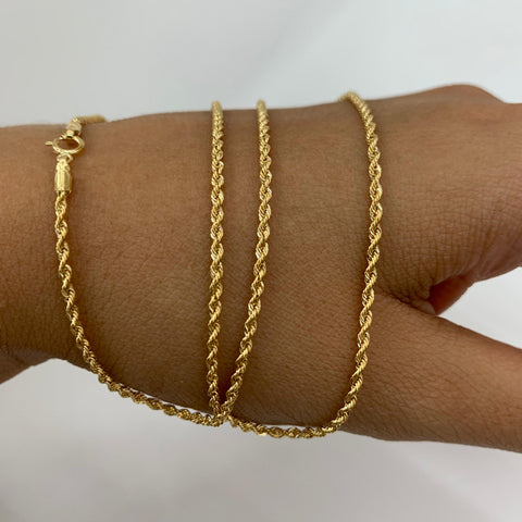 Cadena Italy Lazo Oro amarillo 18k +1 / 2,09 Gr / 1,5 mm / 60 Cm