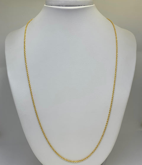 Cadena Italy Lazo Oro amarillo 18k +1 / 2,09 Gr / 1,5 mm / 60 Cm
