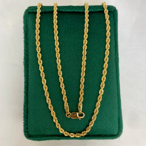 Cadena Italy Lazo Oro amarillo 18k +1 / 4,93 Gr / 2,5 mm / 50 Cm