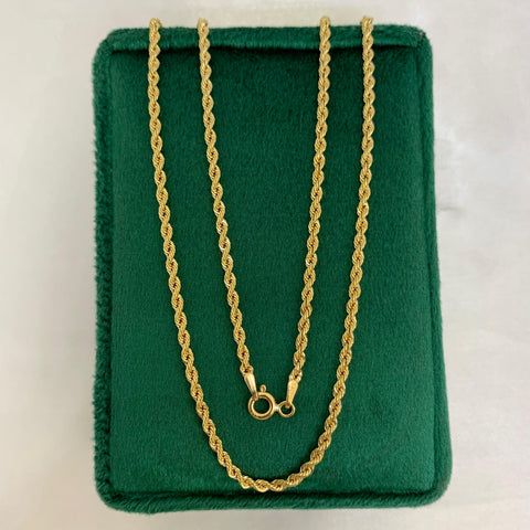 Cadena Italy Lazo Oro amarillo 18k +1 / 2,62 Gr / 2 mm / 45 Cm *