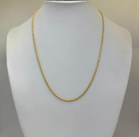 Cadena Italy Lazo Oro amarillo 18k +1 / 1,70 Gr / 1,5 mm / 45 Cm *