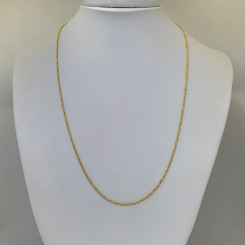 Cadena Italy Mini Lazo Oro amarillo 18k +1 / 0,93 Gr / 1,1 mm / 50 Cm *