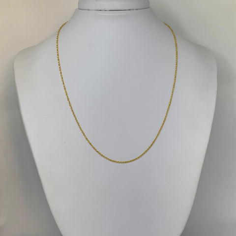 Cadena Italy Mini Lazo Oro amarillo 18k +1 / 0,88 Gr / 1,1 mm / 45 Cm