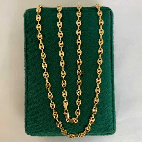 Cadena Eslabón Marino GC Oro amarillo 18k 7,02 Gr / 3,6 mm / 50 Cm *