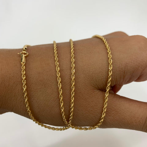 Cadena Italy Lazo Oro amarillo 18k +1 / 1,70 Gr / 1,5 mm / 45 Cm *