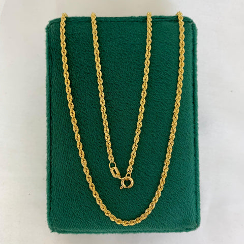 Cadena Italy Lazo Oro amarillo 18k +1 / 2,11 Gr / 2 mm / 50 Cm *