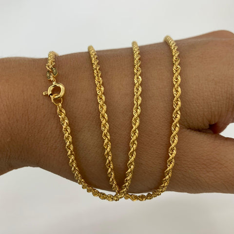 Cadena Italy Lazo Oro amarillo 18k +1 / 2,68 Gr / 2 mm / 45 Cm