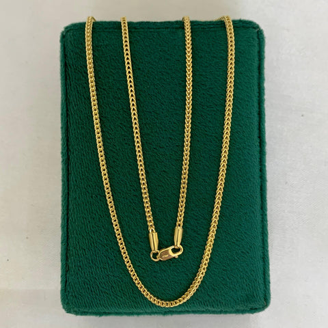Cadena Italy Franco Oro amarillo 18k +2 / 4,59 Gr / 1,5 mm / 60 Cm *