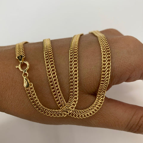 Cadena Italy Sedusa Oro amarillo 18k 5,79 Gr / 4,6 mm / 45 Cm *
