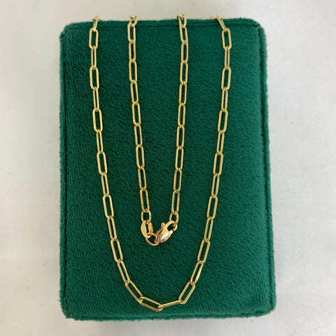 Cadena Italy Cajón Oro amarillo 18k 2,80 Gr / 2,5 mm / 50 Cm