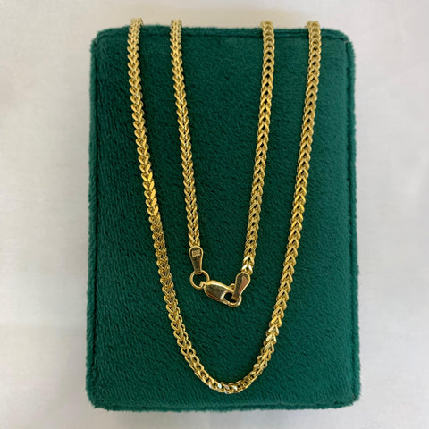 Cadena Italy Franco Oro amarillo 18k +2 / 6,15 Gr / 2,5 mm / 60 Cm