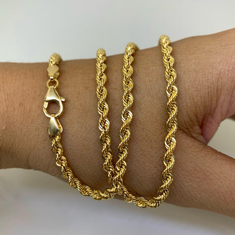 Cadena Italy Lazo Oro amarillo 18k +1 / 6,32 Gr / 3,3 mm / 45 Cm