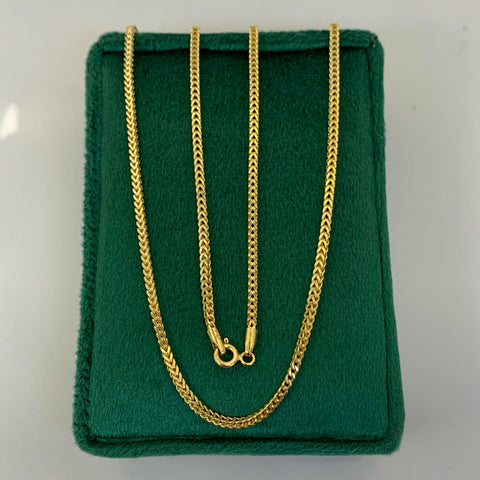 Cadena Italy Franco Oro amarillo 18k +2 / 5,40 Gr / 2 mm / 50 Cm *