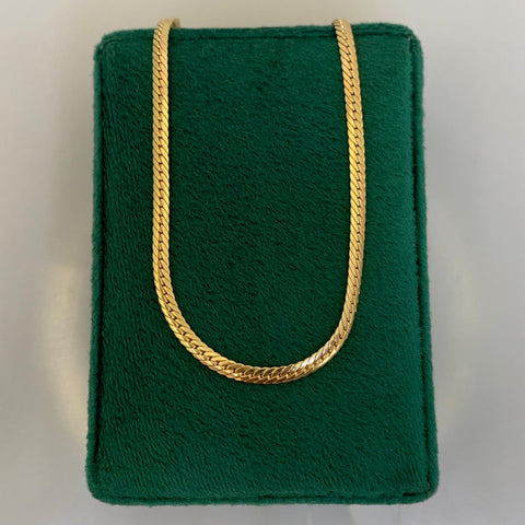 Cadena Italy Serpiente Oro amarillo 18k +1 / 5,72 Gr / 3,1 mm / 45 Cm *