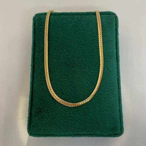 Cadena Italy Serpiente Oro amarillo 18k +1 / 4,12 Gr / 2,7 mm / 40 Cm *