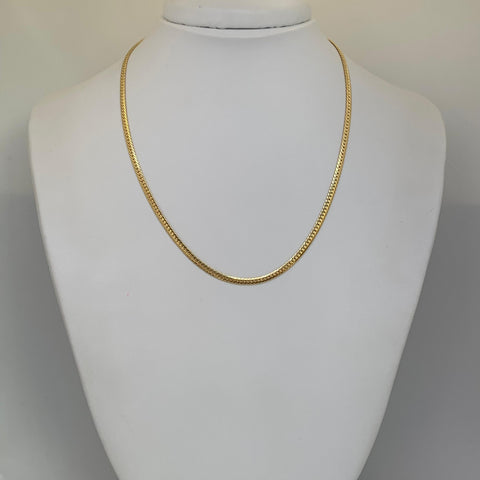 Cadena Italy Serpiente Oro amarillo 18k +1 / 4,12 Gr / 2,7 mm / 40 Cm *
