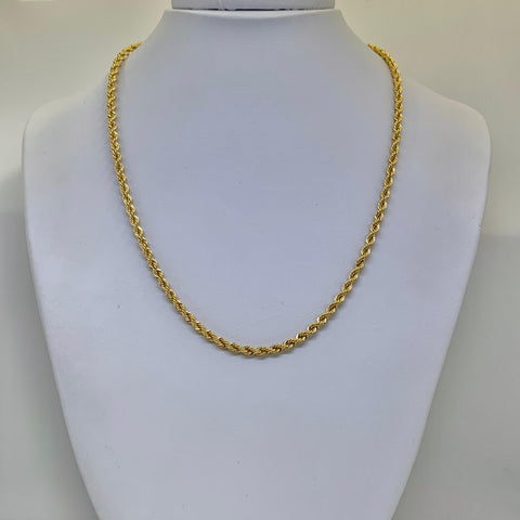 Cadena Italy Lazo Oro amarillo 18k +1 / 6,32 Gr / 3,3 mm / 45 Cm