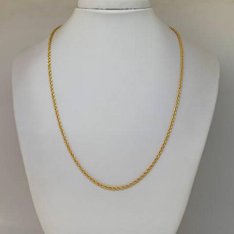 Cadena Italy Lazo Oro amarillo 18k +1 / 2,74 Gr / 2 mm / 50 Cm