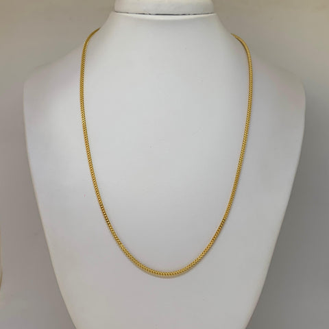 Cadena Italy Franco Oro amarillo 18k +2 / 5,48 Gr / 2 mm / 50 Cm *