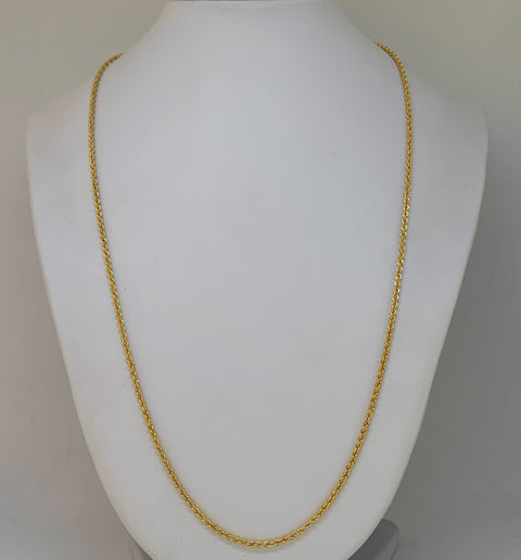 Cadena Italy Lazo Oro amarillo 18k +1 / 2,55 Gr / 1,9 mm / 60 Cm