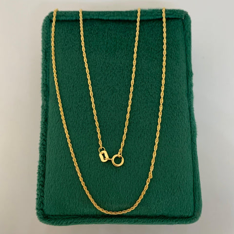 Cadena Italy Mini Lazo Oro amarillo 18k +1 / 0,83 Gr / 1 mm / 45 Cm