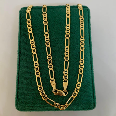 Cadena Italy 3X1 Especial Oro amarillo 18k +1 / 6,78 Gr / 3,6 mm / 55 Cm *