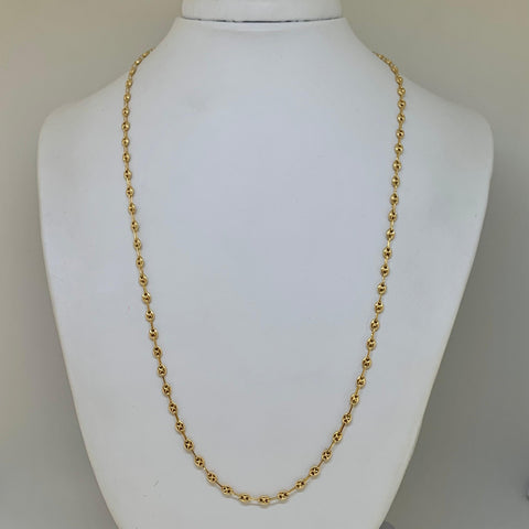 Cadena Eslabón Marino GC Oro amarillo 18k 5,62 Gr / 3,2 mm / 55 Cm *