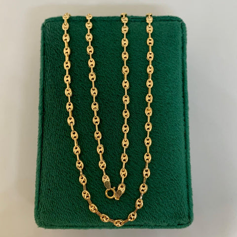 Cadena Eslabón Marino GC Oro amarillo 18k 5,35 Gr / 2,8 mm / 45 Cm *