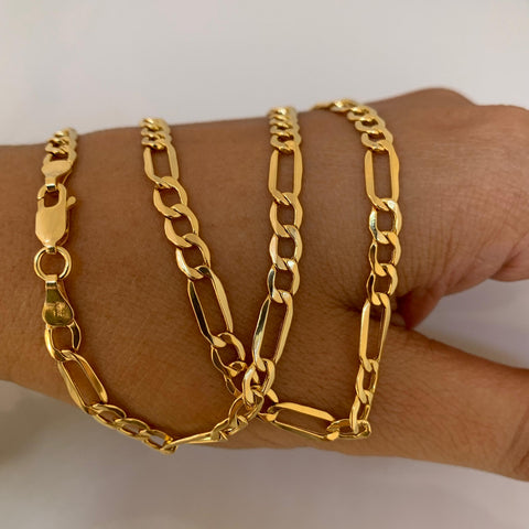 Cadena Italy 3X1 Oro amarillo 18k 8,49 Gr / 4,2 mm / 60 Cm *