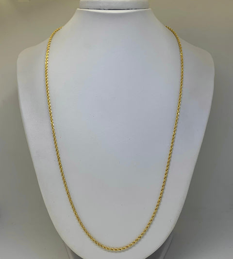 Cadena Italy Lazo Oro amarillo 18k +1 / 3,20 Gr / 2 mm / 60 Cm *