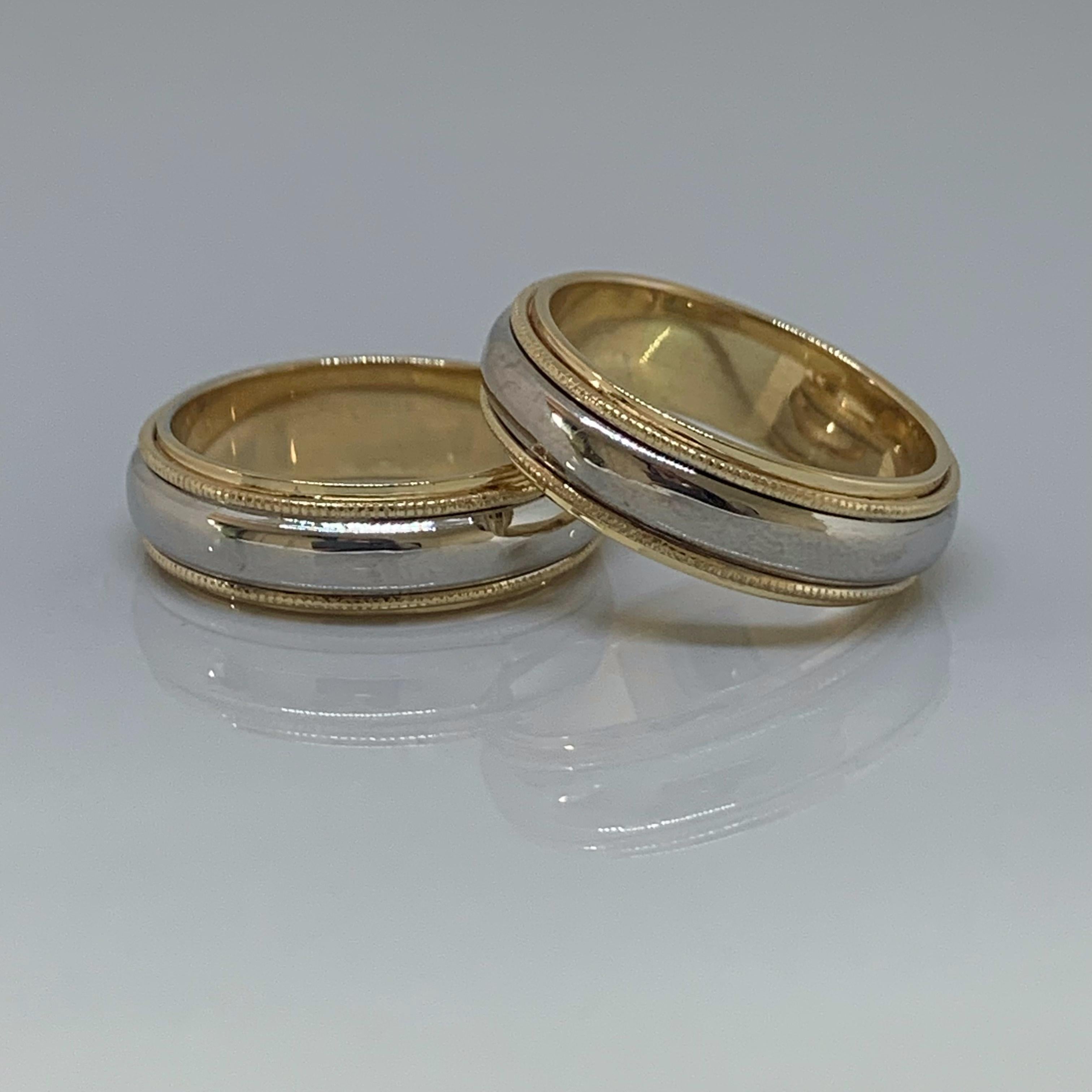 Argollas de matrimonio fabricadas en oro amarillo ✨