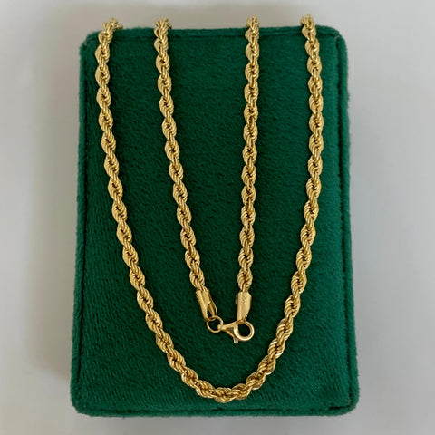 Cadena Italy Lazo Oro amarillo 18k +1 / 7,79 Gr / 3,2 mm / 55 Cm *