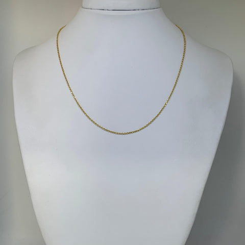 Cadena Italy Aro Seguido Oro amarillo 18k 0,97 Gr / 1,1 mm / 40 Cm
