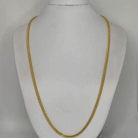 Cadena Italy Franco Oro amarillo 18k +2 / 15,10 Gr / 2,7 mm / 60 Cm