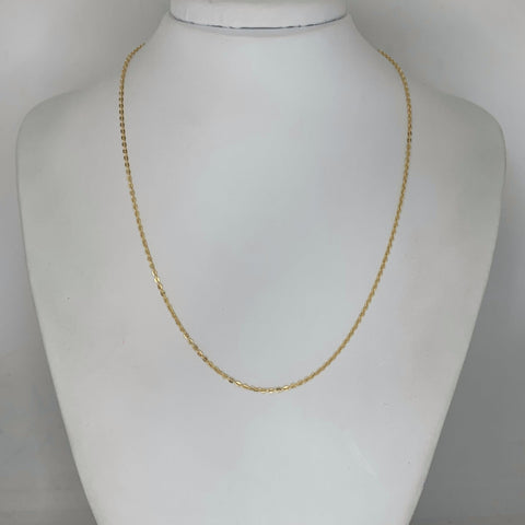 Cadena Italy Aro Seguido Oro amarillo 18k 2,26 Gr / 2,9 mm / 45 Cm