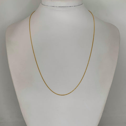 Cadena Italy Mini Franco Oro amarillo 18k 2,40 Gr / 1 mm / 45 Cm *