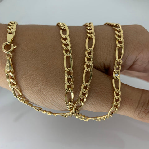 Cadena Italy 3X1 Oro amarillo 18k 7,16 Gr / 4,1 mm / 60 Cm *