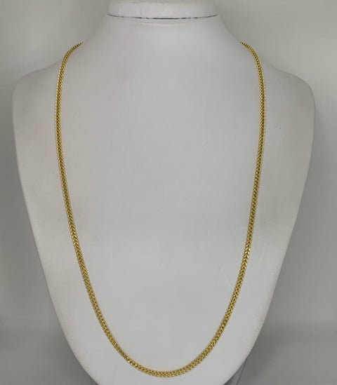 Cadena Italy Franco Oro amarillo 18k +2 / 8,31 Gr / 2,3 mm / 60 Cm *