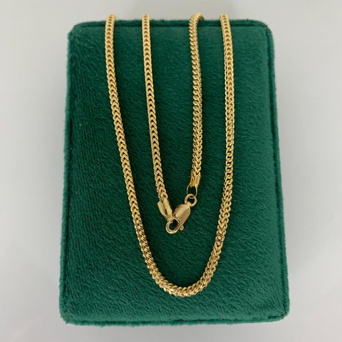 Cadena Italy Franco Oro amarillo 18k +2 / 7,85 Gr / 2 mm / 50 Cm *