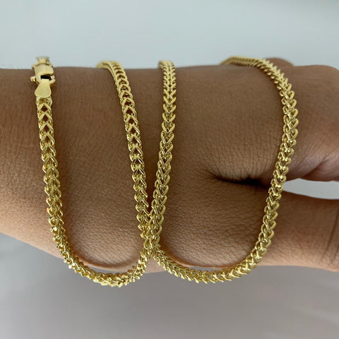 Cadena Italy Franco Oro amarillo 18k +2 / 8,31 Gr / 2,3 mm / 60 Cm *