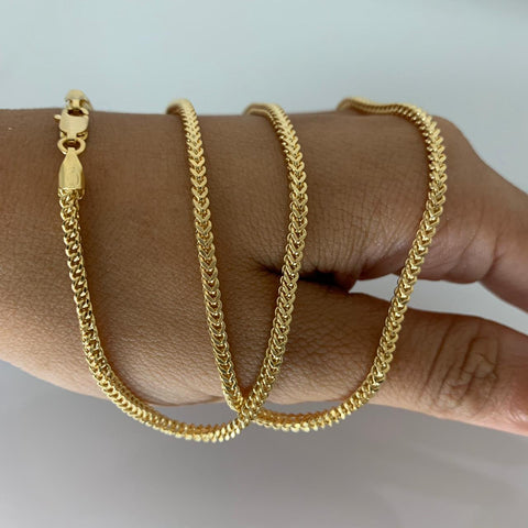 Cadena Italy Franco Oro amarillo 18k +2 / 7,85 Gr / 2 mm / 50 Cm *