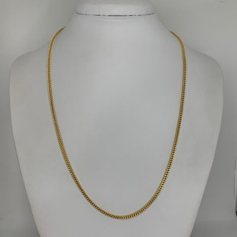 Cadena Italy Franco Oro amarillo 18k +2 / 7,85 Gr / 2 mm / 50 Cm *