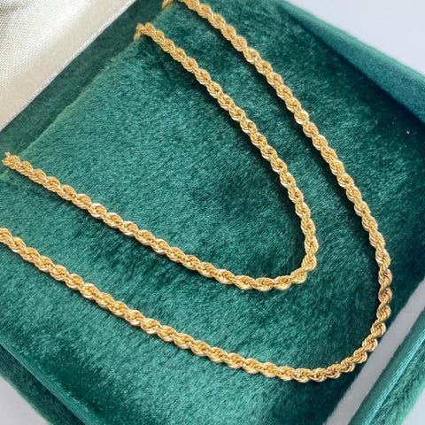Cadena Italy Lazo Oro amarillo 18k +1 / 2,65 Gr / 2 mm / 45 Cm *