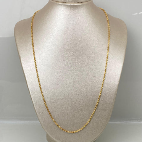 Cadena Italy Lazo Oro amarillo 18k +1 / 3,39 Gr / 2 mm / 60 Cm *