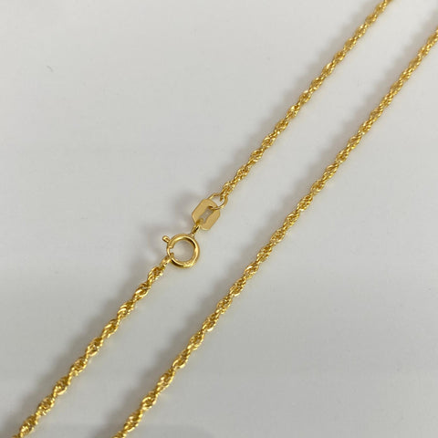Cadena Italy Lazo Oro amarillo 18k +1 / 1,42 Gr / 1 mm / 60 Cm