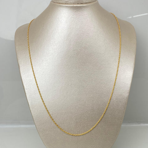 Cadena Italy Lazo Oro amarillo 18k +1 / 1,54 Gr / 1,2 mm / 60 Cm *