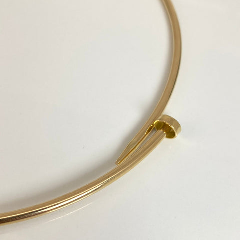 Cadena Italy Gargantilla Clavo Oro amarillo 18k +3 / 9,8 Gr / 45 Cm *