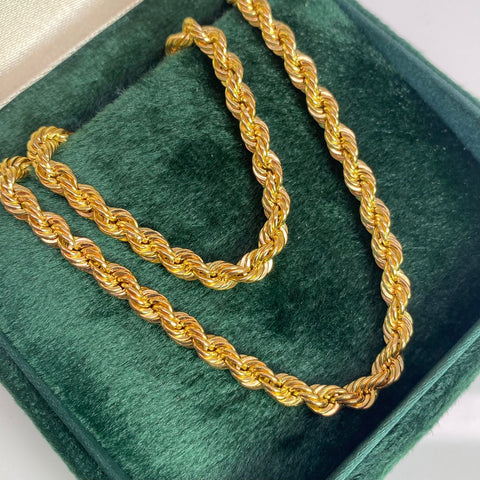 Cadena Italy Lazo Oro amarillo 18k +1 / 11,00 Gr / 3,9 mm / 60 Cm