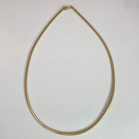 Cadena Italy Gargantilla Resorte Oro amarillo 18k +3 / 5,20 Gr / 2,25 mm / 45 Cm *