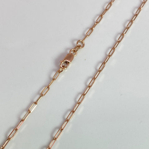 Cadena Italy Mini Cajón Oro rosa 18k +2 / 3,37 Gr / 1,6 mm / 50 Cm *